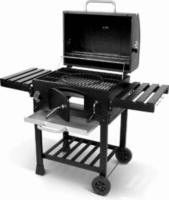 Alice's Garden Houtskool BBQ Bernard - Smoker - Verstelbare Houtskoolbak - Zwart -Bbq Gereedschap Winkel 1014x1200 3