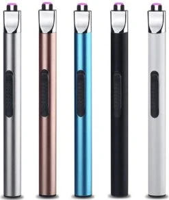 Staza - Oplaadbare Lange Elektrische Aansteker - Duurzame Plasma Aansteker - Inclusief Cadeauverpakking - BBQ - Kaarsen - Zwart -Bbq Gereedschap Winkel 1015x1200