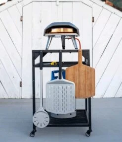 Ooni - Tafel - Medium - Pizza Tafel - 60x80x 90cm - RVS - Zwart -Bbq Gereedschap Winkel 1035x1200 1