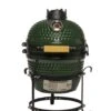 Patton Kamado Keramische Houtskoolbarbecue - 13" - Grilloppervlak Ø 28 Cm - Inclusief Heatdeflector - Groen 2 Patton Kamado Keramische Houtskoolbarbecue - 13" - Grilloppervlak Ø 28 Cm - Inclusief Heatdeflector - Groen -Bbq Gereedschap Winkel 1051x1200
