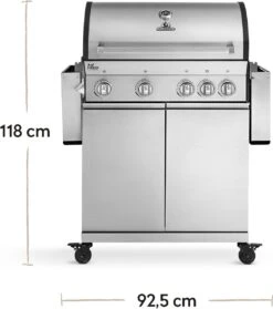 Burnhard Gas BBQ Big FRED Deluxe - 4 Branders - Incl. Keramische Infraroodbrander & Afdekhoes - Deluxe 26 Burnhard Gas BBQ Big FRED Deluxe - 4 Branders - Incl. Keramische Infraroodbrander & Afdekhoes - Deluxe -Bbq Gereedschap Winkel 1061x1200 1