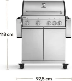 Burnhard Gas BBQ Big FRED Deluxe - 4 Branders - Incl. Keramische Infraroodbrander & Afdekhoes - Deluxe 40 Burnhard Gas BBQ Big FRED Deluxe - 4 Branders - Incl. Keramische Infraroodbrander & Afdekhoes - Deluxe -Bbq Gereedschap Winkel 1063x1200 6