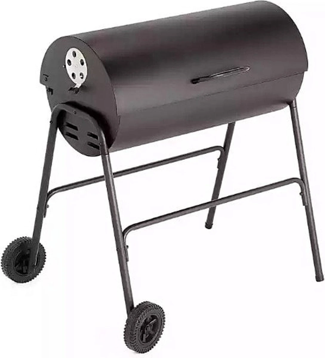 BBQ XL Houtskoolbarbecue - Cilindervorm - Grilloppervlak (LxB) 71 X 35 Cm - Zwart 7 BBQ XL Houtskoolbarbecue - Cilindervorm - Grilloppervlak (LxB) 71 X 35 Cm - Zwart - Afbeelding 5