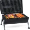MaxxGarden BBQ - Houtskool Barbecue - Smoker Barbecue - Grilloppervlak (LxB) 38 X 52 Cm - Met Dubbel Grill Vlak - Zwart