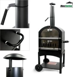 MaxxGarden Pizza Oven - Smoker Barbecue Op Hout, Houtskool Of Pellets - 45 X 65 X 158cm 14 MaxxGarden Pizza Oven - Smoker Barbecue Op Hout, Houtskool Of Pellets - 45 X 65 X 158cm -Bbq Gereedschap Winkel 1137x1200 3