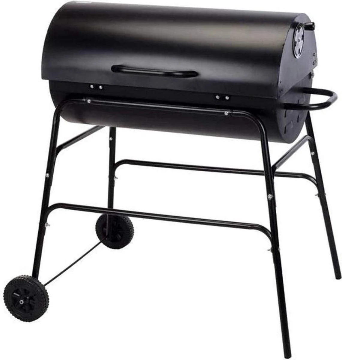 BBQ XL Houtskoolbarbecue - Cilindervorm - Grilloppervlak (LxB) 71 X 35 Cm - Zwart 10 BBQ XL Houtskoolbarbecue - Cilindervorm - Grilloppervlak (LxB) 71 X 35 Cm - Zwart - Afbeelding 8