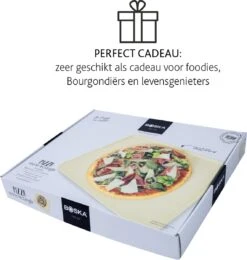 Boska Pizzasteen Deluxe Rechthoek - Voor De Oven - Knapperige Pizza's - 40x32 Cm - BBQ Accessoires -Bbq Gereedschap Winkel 1142x1200 1