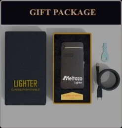 MELTAZO Elektrische Aansteker, Aansteker Gas, Electric Lighter, Gasaansteker Navulbaar, Elektronische Aansteker, Aansteker Plasma, Aansteker Vuurwerk, USB Aansteker Plasma, 2-in-1 Aansteker Voor Sigaretten Camping Kaarsen - 2023 Editie -Bbq Gereedschap Winkel 1142x1200