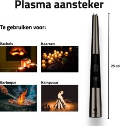Oplaadbare Lange Elektrische Aansteker - Duurzame Plasma Aansteker – Luxe Aansteker - Inclusief Cadeauverpakking - BBQ – Kaarsen - Zwart 13 Oplaadbare Lange Elektrische Aansteker - Duurzame Plasma Aansteker – Luxe Aansteker - Inclusief Cadeauverpakking - BBQ – Kaarsen - Zwart -Bbq Gereedschap Winkel 1150x1200
