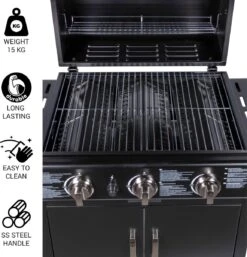 MaxxGarden Gas Barbecue - 3 Branders - Incl. Gratis BBQ Set 15 MaxxGarden Gas Barbecue - 3 Branders - Incl. Gratis BBQ Set -Bbq Gereedschap Winkel 1154x1200