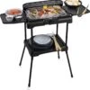 Princess 112250 Elektrische BBQ Met Zijplanken - BBQ - 40x25cm - Met En Zonder Statief Te Gebruiken - Met Zijplankjes - Ook Te Gebruiken Als Tafelgrill - 2200W -Bbq Gereedschap Winkel 1156x1200 2