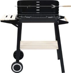 Verrijdbare Barbecue – Houtskool/Briketten - Verstelbare Grillplaat – Houten Tafel – Winscherm – Gewicht 5.9kg 19 Verrijdbare Barbecue – Houtskool/Briketten - Verstelbare Grillplaat – Houten Tafel – Winscherm – Gewicht 5.9kg -Bbq Gereedschap Winkel 1161x1200