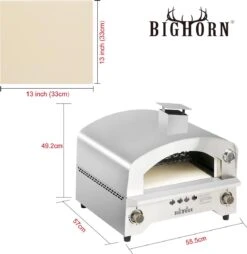 Bighorn Outdoor Edelstaal Gas Pizza Oven - Draagbare Gas Barbecue - Edelstaal -Model SRGG20001 19 Bighorn Outdoor Edelstaal Gas Pizza Oven - Draagbare Gas Barbecue - Edelstaal -Model SRGG20001 -Bbq Gereedschap Winkel 1169x1200 5