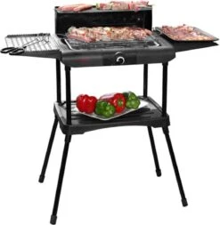 Excellent Electrics Elektrische Barbecue - Grilloppervlak (LxB) 36x24 Cm - 2000W - Zwart -Bbq Gereedschap Winkel 1171x1200 2