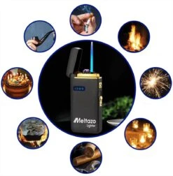 MELTAZO Elektrische Aansteker, Aansteker Gas, Electric Lighter, Gasaansteker Navulbaar, Elektronische Aansteker, Aansteker Plasma, Aansteker Vuurwerk, USB Aansteker Plasma, 2-in-1 Aansteker Voor Sigaretten Camping Kaarsen - 2023 Editie -Bbq Gereedschap Winkel 1176x1200 1
