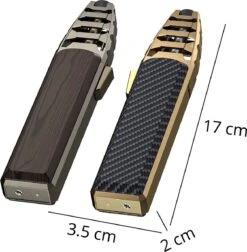 Merkloos Turbo Jetflame Aansteker - Gasbrander - Vuurwerk Torch - Crème Brûlée Brander - BBQ En Sigaren Aansteker - Windproof - Walnoothout Met Grijze Metalen Behuizing -Bbq Gereedschap Winkel 1177x1200 1
