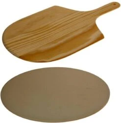 Merkloos Excellent Houseware Pizza-baksteen - Met Pizza-schep -Bbq Gereedschap Winkel 1179x1200 1