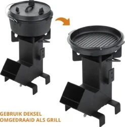 Dutch Mountains Gietijzeren Pannenset 7-delig - Dutch Oven – Braadpan - Grillpan - Hapjespan - Kookset In Houten Transportkist - Deksellifter - Brander 19 Dutch Mountains Gietijzeren Pannenset 7-delig - Dutch Oven – Braadpan - Grillpan - Hapjespan - Kookset In Houten Transportkist - Deksellifter - Brander -Bbq Gereedschap Winkel 1185x1200