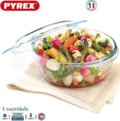 Pyrex Optimum Ovenschalenset 1,4 L - 2,1 L - 3 L - 21 X 18 X 8 Cm - 24 X 20 X 10 Cm - 27 X 23 X 11 Cm -Bbq Gereedschap Winkel 1196x1200 6
