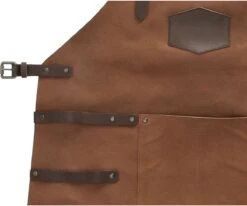 Old West BBQ Schort Barbecue Schort Leer - Cognac Bruin -Bbq Gereedschap Winkel 1200x1001