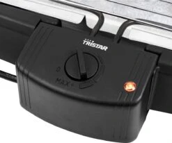 Tristar BQ-2824 Elektrische Barbecue - Tafel BBQ 34,5 X 23 Cm - Regelbare Thermostaat - 2000 Watt - Zwart -Bbq Gereedschap Winkel 1200x1002