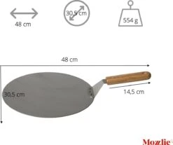 Pizzaschep 30 Cm Voor Oven Of BBQ - Rond - RVS - Met Houten Handvat 9 Pizzaschep 30 Cm Voor Oven Of BBQ - Rond - RVS - Met Houten Handvat -Bbq Gereedschap Winkel 1200x1007 1