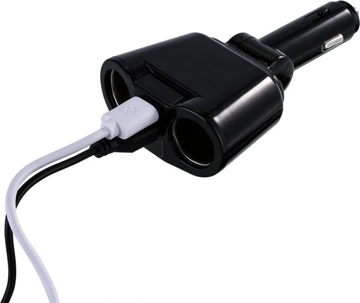 Auto Sigarettenaansteker Splitter - USB Ingang Auto - 2 Sigaretten Aansluitingen - Autolader 6 Auto Sigarettenaansteker Splitter - USB Ingang Auto - 2 Sigaretten Aansluitingen - Autolader - Afbeelding 4