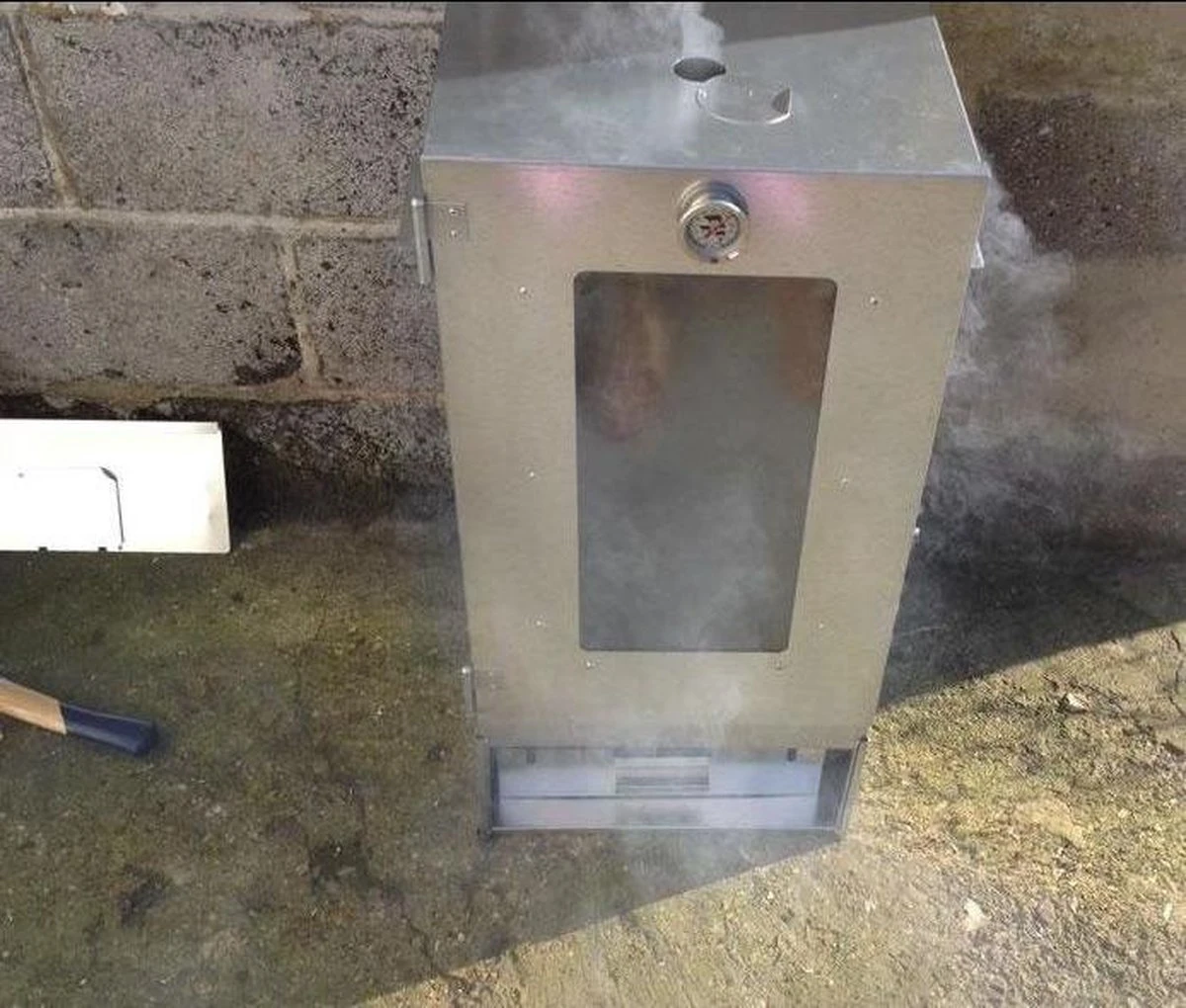 2-L Home & Garden XL Rookoven - RVS - 80x40x28 Cm - 3 Etages 9 2-L Home & Garden XL Rookoven - RVS - 80x40x28 Cm - 3 Etages - Afbeelding 7