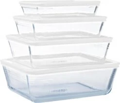 Pyrex - Cook & Freeze Schaal Met Deksel Set Van 8 Stuks - Transparant/Wit 17 Pyrex - Cook & Freeze Schaal Met Deksel Set Van 8 Stuks - Transparant/Wit -Bbq Gereedschap Winkel 1200x1030 6