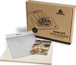 Burnhard Pizzasteen 38 X 30 X 1,5 Cm + Pizzaschep 26 Burnhard Pizzasteen 38 X 30 X 1,5 Cm + Pizzaschep -Bbq Gereedschap Winkel 1200x1032 1