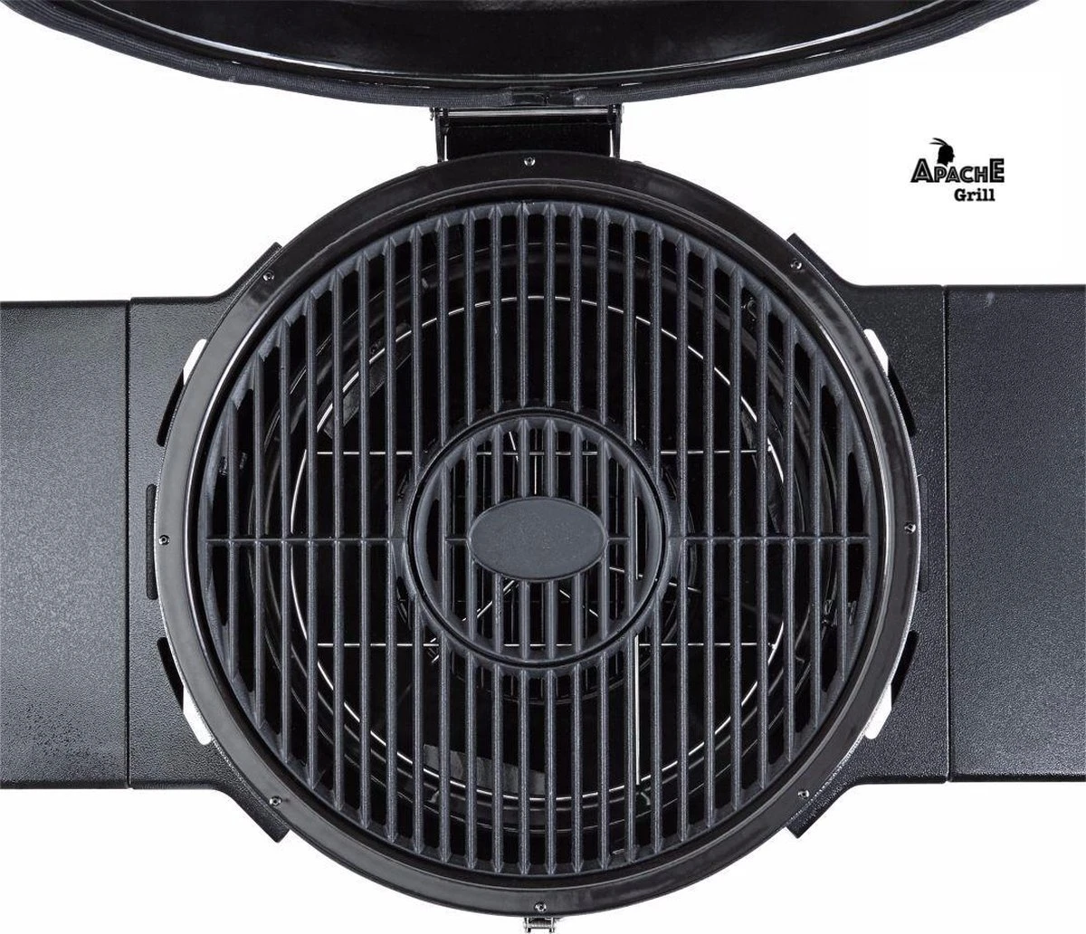 Apache Grill 21 Inch Kamado BBQ Egg | Houtskool | Zwart | Ø 50cm Grill Oppervlak | Dubbelwandig & Geïsoleerd 9 Apache Grill 21 Inch Kamado BBQ Egg | Houtskool | Zwart | Ø 50cm Grill Oppervlak | Dubbelwandig & Geïsoleerd - Afbeelding 7