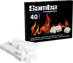 Samba Aanmaakblokjes Wit - 40 Stuks -Bbq Gereedschap Winkel 1200x1036