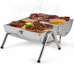 BBQ Collection Houtskoolbarbecue - Cilinder - Chroom 22 BBQ Collection Houtskoolbarbecue - Cilinder - Chroom -Bbq Gereedschap Winkel 1200x1046