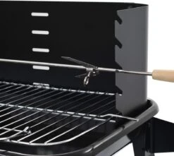 Verrijdbare Barbecue – Houtskool/Briketten - Verstelbare Grillplaat – Houten Tafel – Winscherm – Gewicht 5.9kg 15 Verrijdbare Barbecue – Houtskool/Briketten - Verstelbare Grillplaat – Houten Tafel – Winscherm – Gewicht 5.9kg -Bbq Gereedschap Winkel 1200x1074