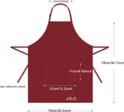 Viedouce 2 Pack Schort - Keukenschort - BBQ BIB Apron - Waterbestendig - Incl. Voorzak - Verstelbaar - Rood - (78 X 75 Cm) 15 Viedouce 2 Pack Schort - Keukenschort - BBQ BIB Apron - Waterbestendig - Incl. Voorzak - Verstelbaar - Rood - (78 X 75 Cm) -Bbq Gereedschap Winkel 1200x1084 6