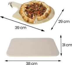 Buxibo 2in1 Pizzasteen - Voor BBQ & Oven - Inclusief Serveer Plank - Pizzabord/Pizzaplank - 30.5 X 38.1 X 1.4 Cm 26 Buxibo 2in1 Pizzasteen - Voor BBQ & Oven - Inclusief Serveer Plank - Pizzabord/Pizzaplank - 30.5 X 38.1 X 1.4 Cm -Bbq Gereedschap Winkel 1200x1085