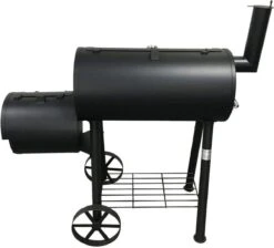 Fire Beam Houtskool Barbecue - Grilloppervlak (LxB) 35 X 66 Cm - Smoker - Zwart -Bbq Gereedschap Winkel 1200x1087 2