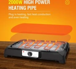 Aigostar Lava 30LDQ - Elektrische Grill - BBQ - Tafel Barbecue - Grilloppervlakte 41 X 24 Cm - 2000 Watt 12 Aigostar Lava 30LDQ - Elektrische Grill - BBQ - Tafel Barbecue - Grilloppervlakte 41 X 24 Cm - 2000 Watt -Bbq Gereedschap Winkel 1200x1087 3