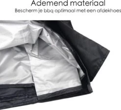 BBQ Beschermhoes - Voor Kamado - Universeel - Tot 23 Inch - Zwart -Bbq Gereedschap Winkel 1200x1100