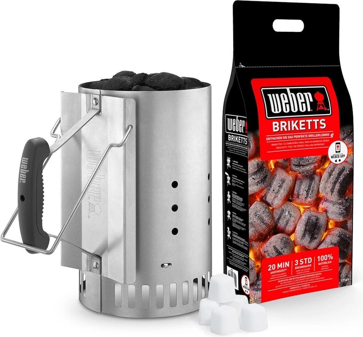 Weber Brikettenstarterset 4 Weber Brikettenstarterset - Afbeelding 2