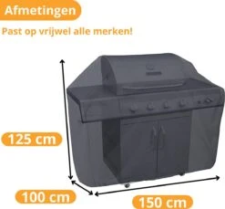 Waterdichte BBQ Hoes -Premium 150x100x125 CM Barbecue Beschermhoes - Cover -Bbq Gereedschap Winkel 1200x1114 4