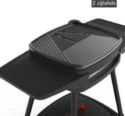 Barbecook Alexia - Elektrische Bbq - Afneembare Grill - Zijtafels - Wielen - 84x55x97cm -Bbq Gereedschap Winkel 1200x1121
