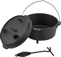 Dutch Oven Enkhuizen Met Deksel Gietijzer Zwart 4,2 L
