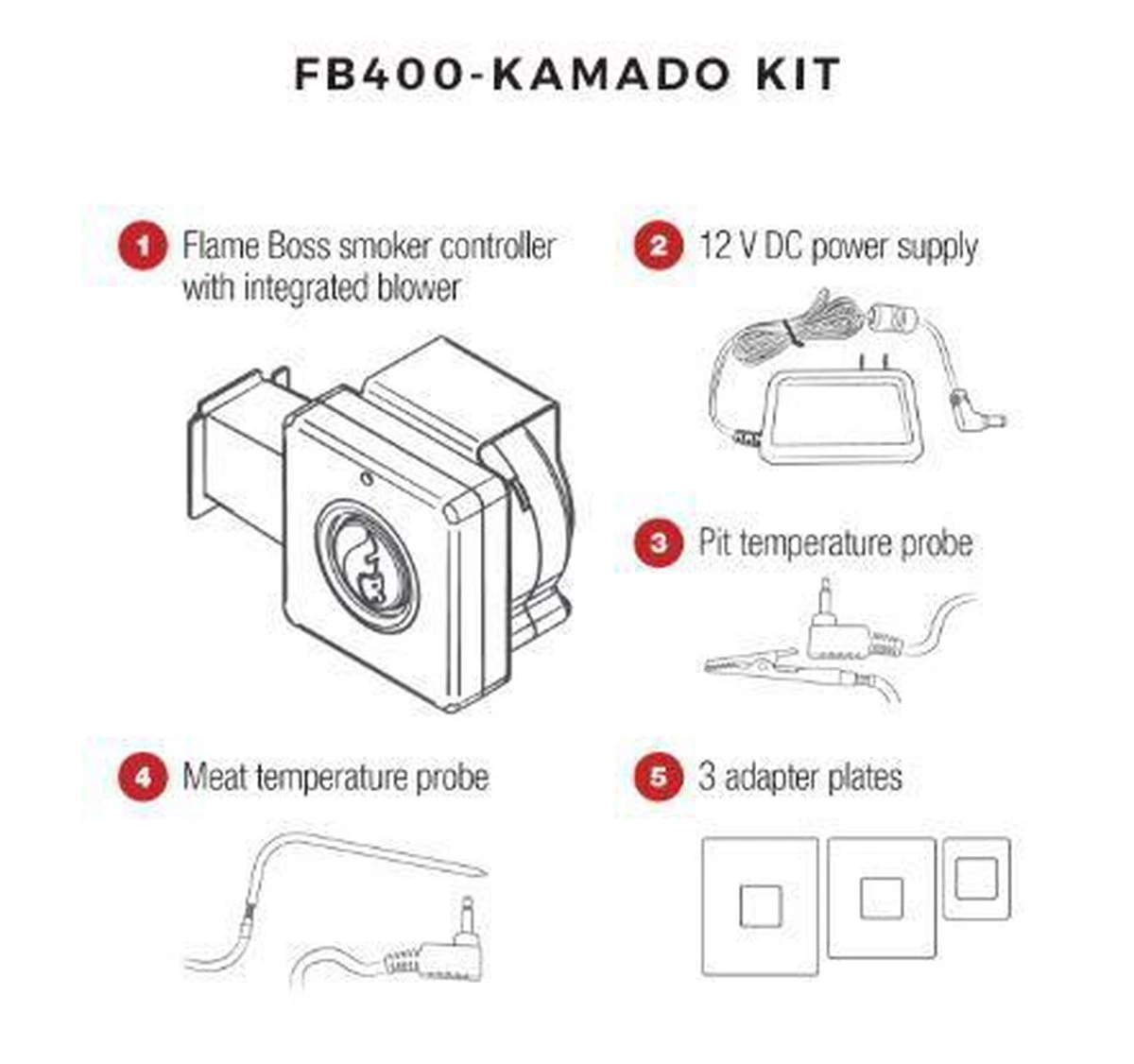 Flame Boss 400 Kamado Smoker Controller 5 Flame Boss 400 Kamado Smoker Controller - Afbeelding 3