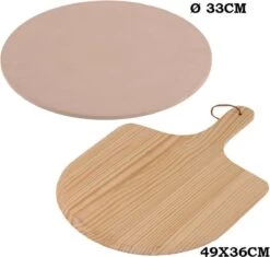 Merkloos Excellent Houseware Pizza-baksteen - Met Pizza-schep -Bbq Gereedschap Winkel 1200x1142 2