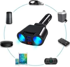 Auto Sigarettenaansteker Splitter - USB Ingang Auto - 2 Sigaretten Aansluitingen - Autolader 14 Auto Sigarettenaansteker Splitter - USB Ingang Auto - 2 Sigaretten Aansluitingen - Autolader -Bbq Gereedschap Winkel 1200x1144