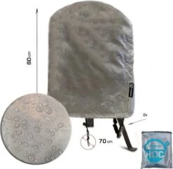 COVER UP HOC Diamond Bbq Hoes Rond - 70x80 Cm - Waterdicht Met Stormbanden En Trekkoord - Geschikt Voor O.a. Kamado, Big Green Egg, Grill Guru, The Bastard, Patton,Weber -Bbq Gereedschap Winkel 1200x1170 5