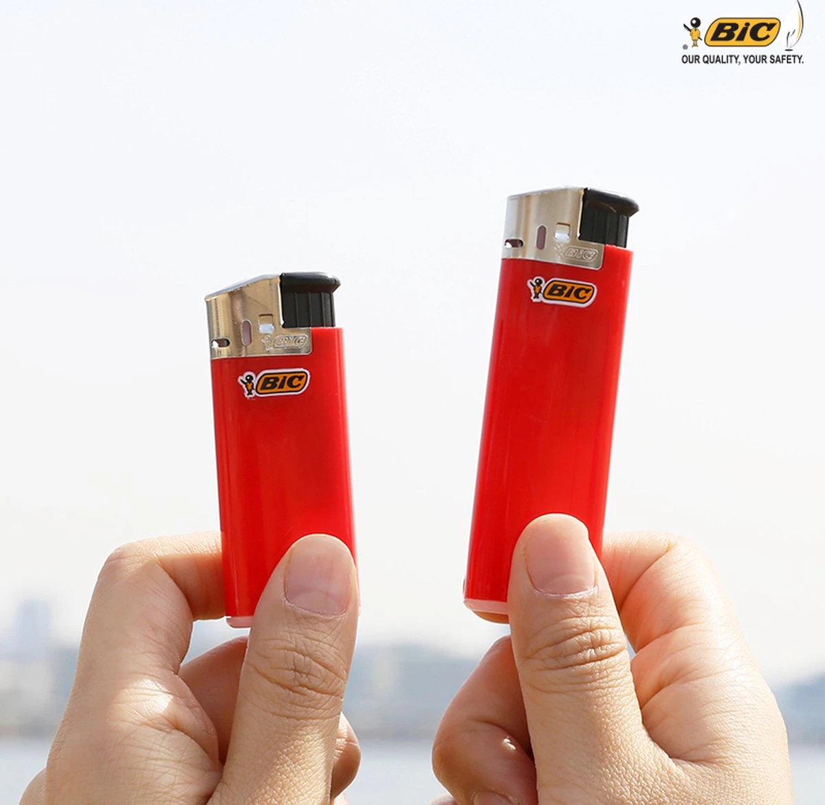 BIC Maxi J38 Elektronische Aanstekers - Verschillende Kleuren - Pak Van 6 Gasaanstekers 4 BIC Maxi J38 Elektronische Aanstekers - Verschillende Kleuren - Pak Van 6 Gasaanstekers - Afbeelding 2