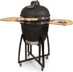 Patton - Kamado 21" - Premium Black - Keramische Barbecue - Incl. Bluetooth Kerntemperatuurmeter - LED Verlichting - Large - Compleet - Zwart -Bbq Gereedschap Winkel 1200x1184 3