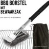 Gohh BBQ Borstel Met Schraper - Schoonmaakborstel - Barbecue Krabber Met Handige Bewaarzak 2 In 1 2 Gohh BBQ Borstel Met Schraper - Schoonmaakborstel - Barbecue Krabber Met Handige Bewaarzak 2 In 1 -Bbq Gereedschap Winkel 1200x1186